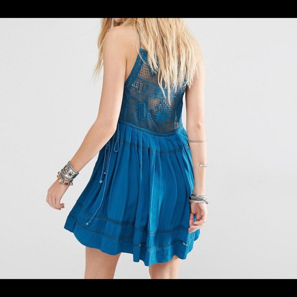 Blue free people dress - Picture 2 of 2